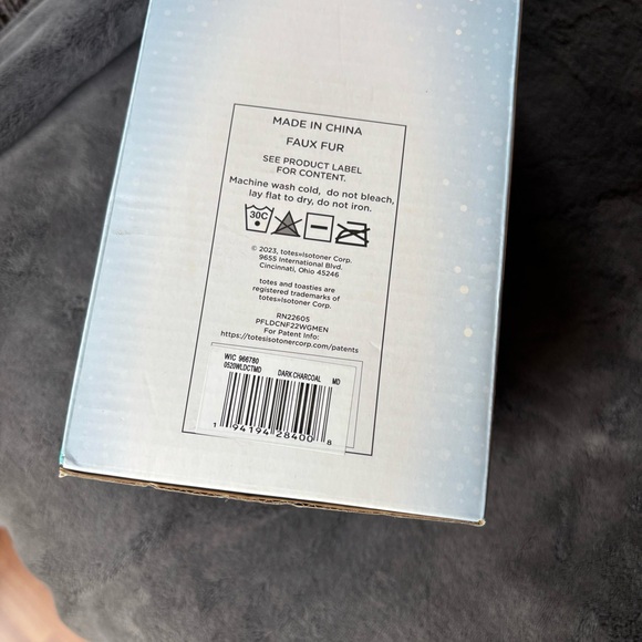 Totes Toasties Men’s Hard Bottom Slippers Size Medium 8-9 - Picture 6 of 6